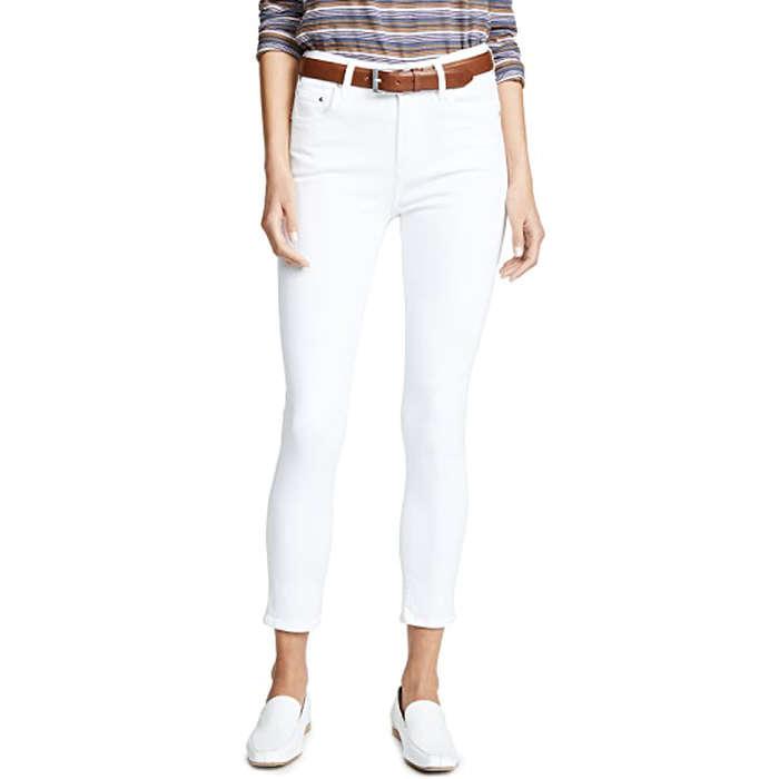 Citizens Of Humanity Rocket Sculpt Crop Jeans In White