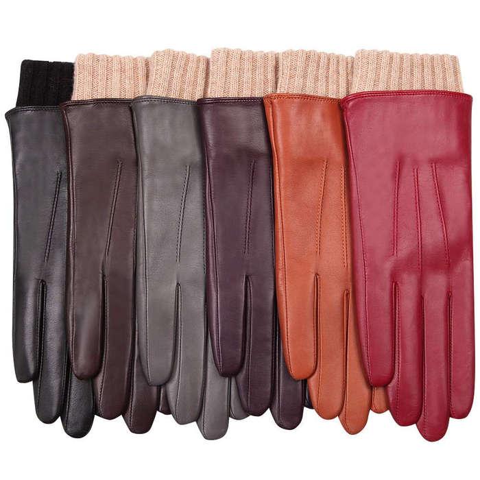 WARMEN Leather Touch Screen Gloves