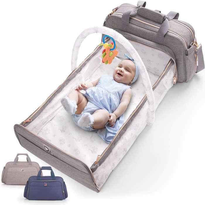 Confachi 4-In-1 Convertible Baby Diaper Bag