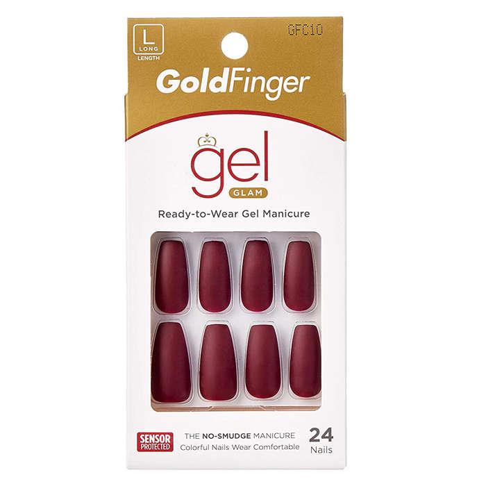 Gold Finger Gel Glam Ready-To-Wear Gel Manicure