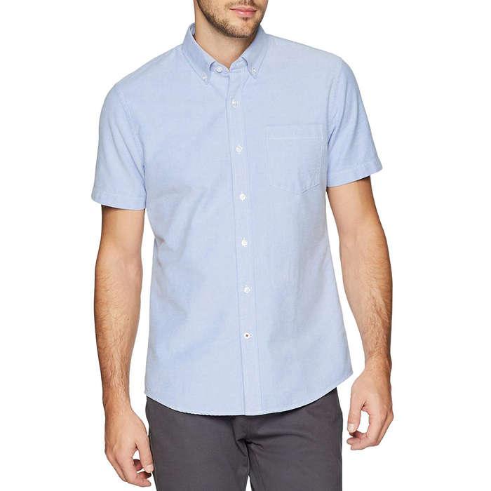 Goodthreads Short-Sleeve Solid Oxford Shirt