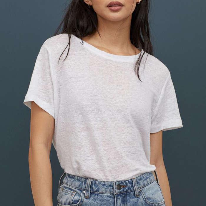 H&M Linen T-Shirt