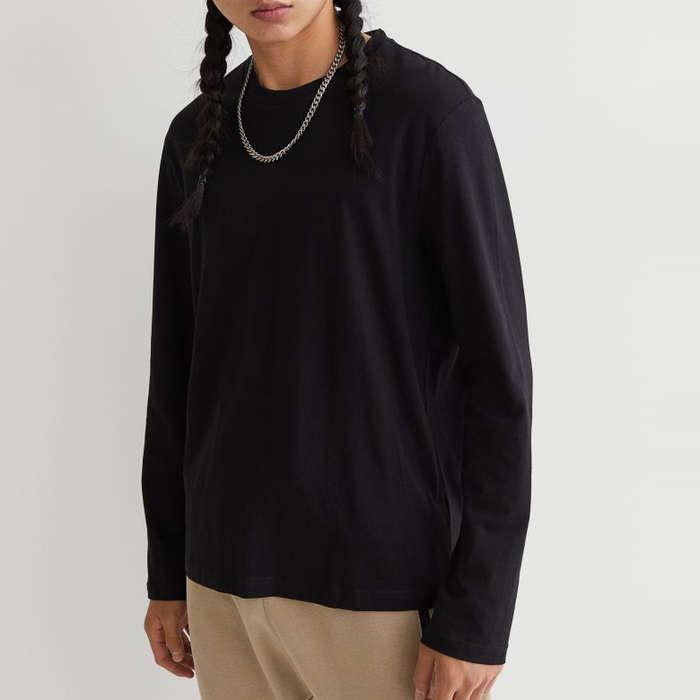 H&M Long-Sleeved Regular Fit Shirt