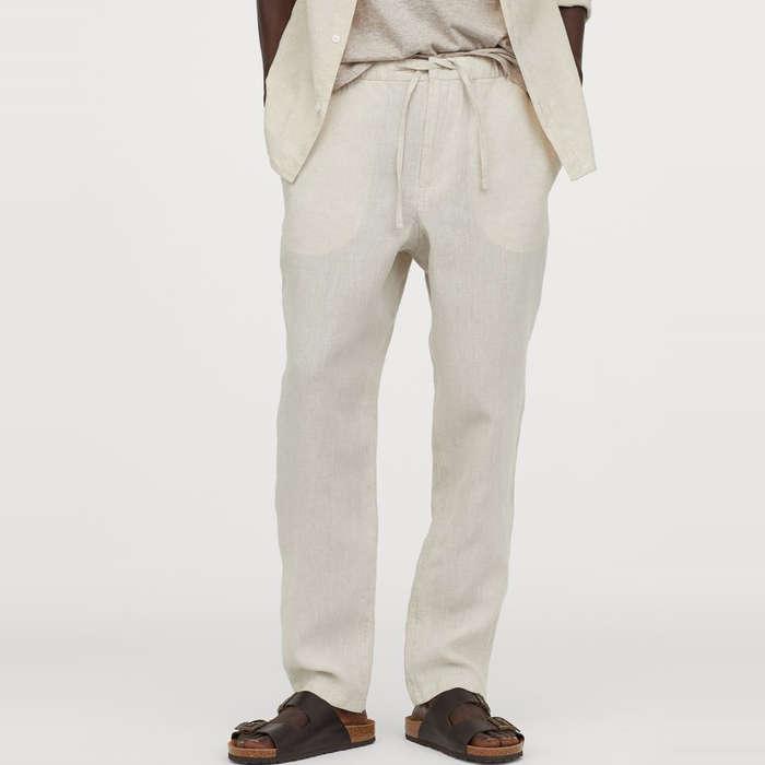 H&M Relaxed Fit Linen Pants
