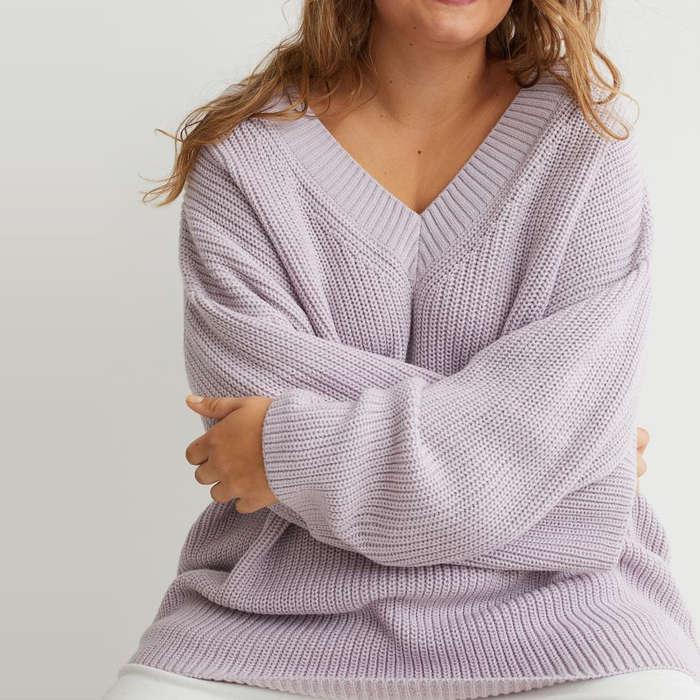H&M+ V-Neck Sweater