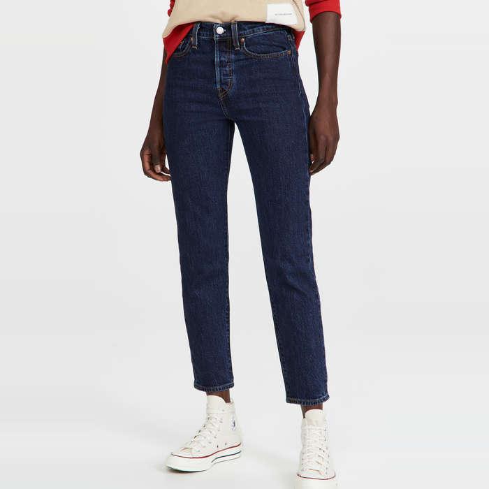 Levi's Wedgie Icon Fit Jeans In Salsa Dark Stone