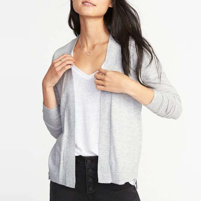 Old Navy Short Open-Front Sweater