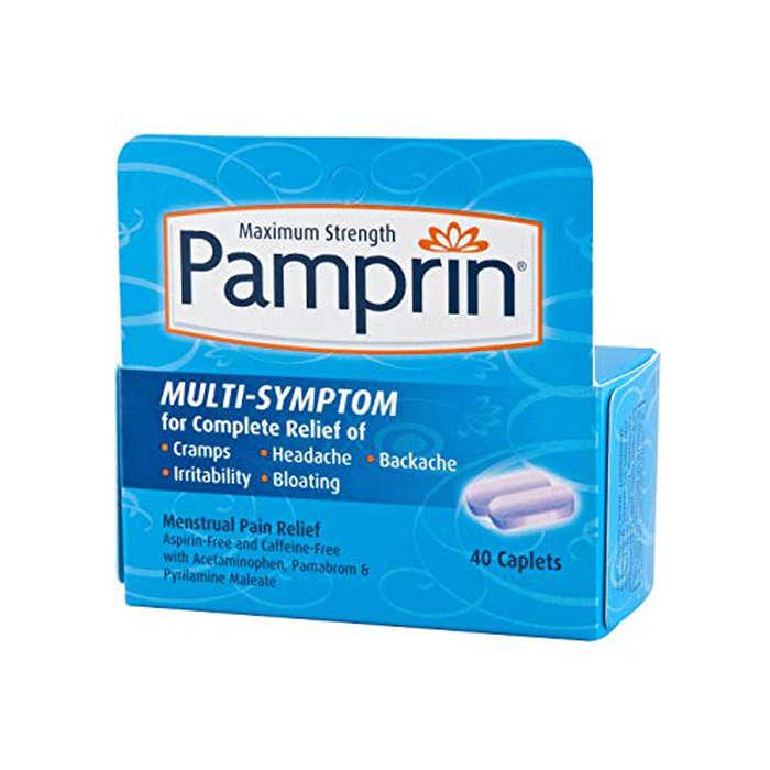 Pamprin Maximum Strength Multi-Symptom Menstrual Pain Relief Caplets