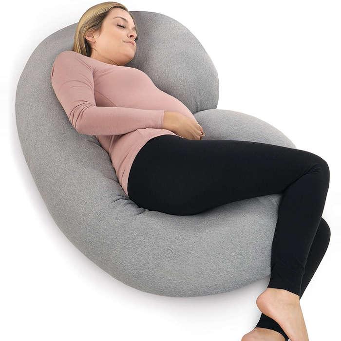 PharMeDoc C-Shaped Full Body Pregnancy Pillow
