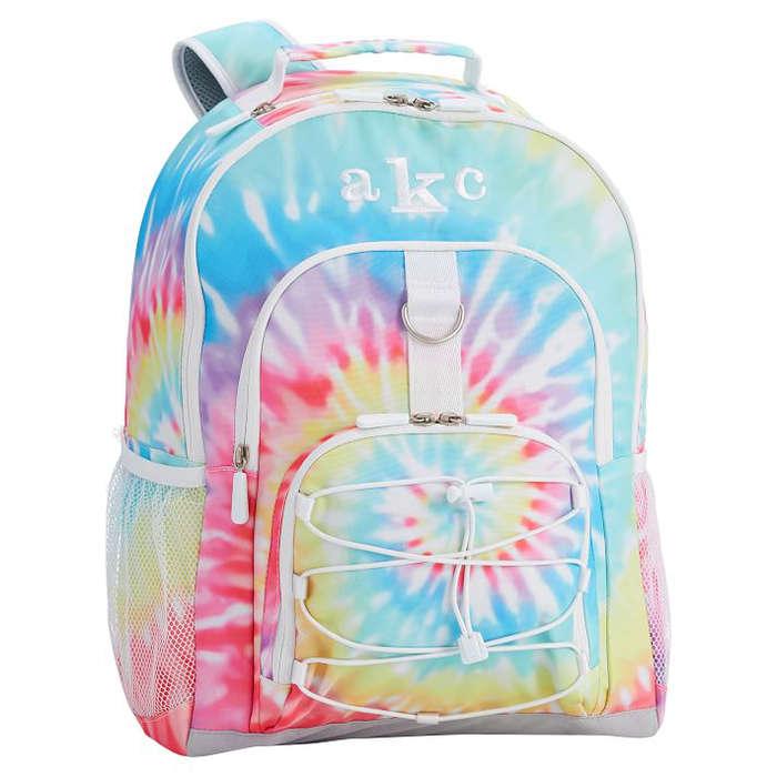 Pottery Barn Teen Gear-Up Rainbow Tie Dye Backpack