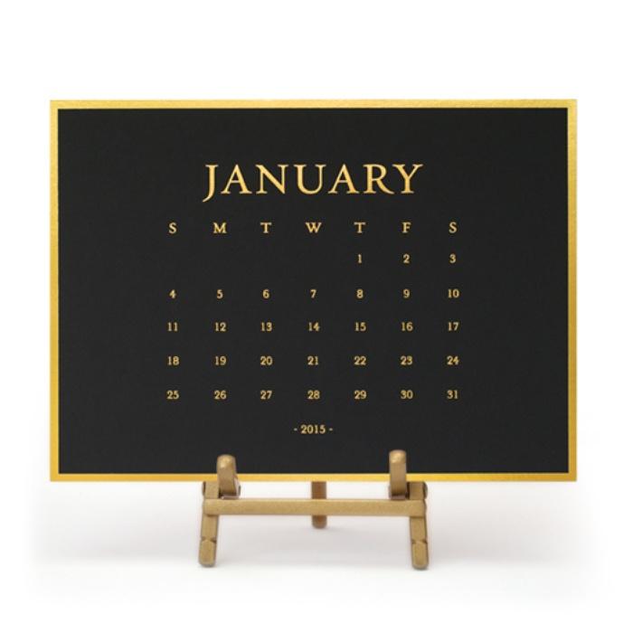 Sugar Paper 2015 Classic Desk Calendar