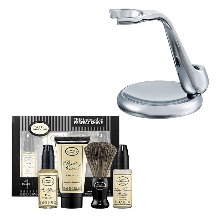 The Art of Shaving ‘The 4 Elements Of The Perfect Shave’ Starter Kit & Shaving Brush & Razor Stand