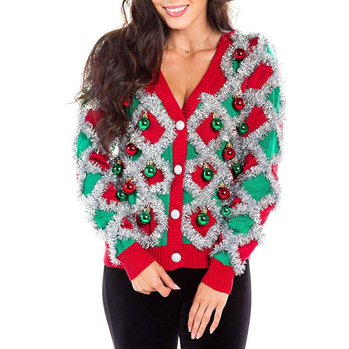 Tipsy Elves Garland Christmas Sweater