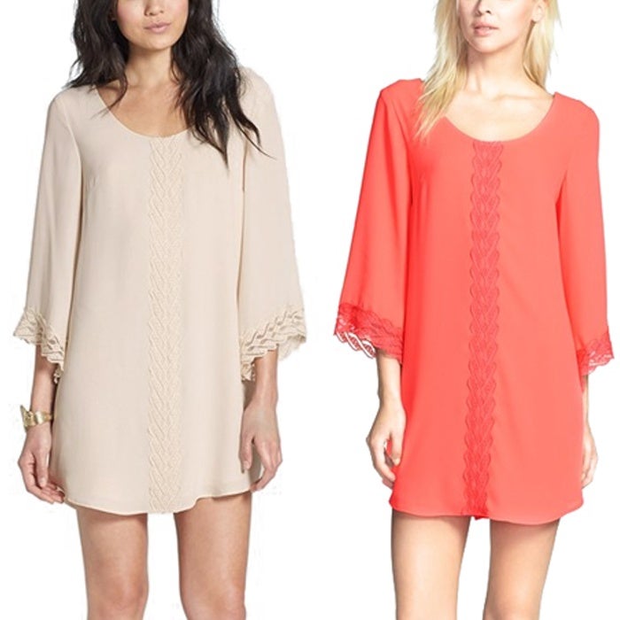 J.O.A. Floral Embossed Dress Rank & Style