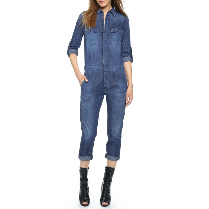 Treasure&Bond Sleeveless Workwear Denim Jumpsuit Rank & Style