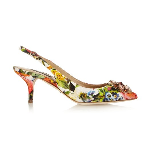 Stuart Weitzman Nouveau Pump in Rose Pearl Floral Python Rank & Style