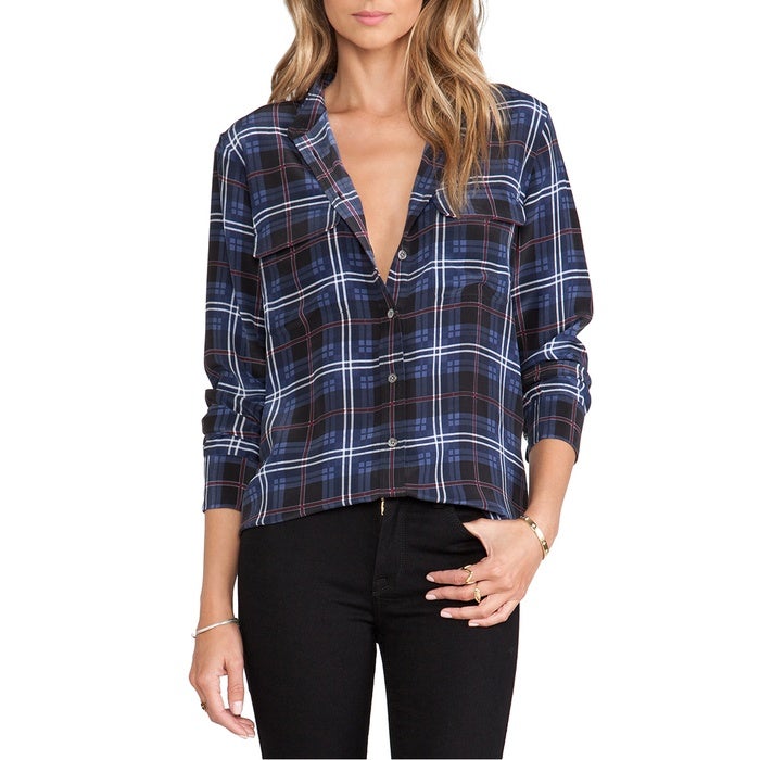 J.Crew Boyfriend Flannel Shirt In Bluegrass Plaid | Rank & Style