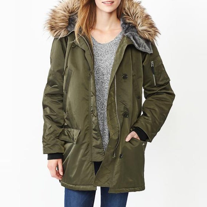 Gap FurTrim Snorkel Parka Rank & Style