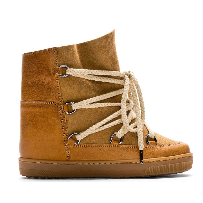open toe wedge boots