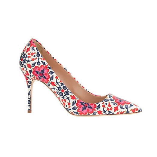 floral pumps shoes