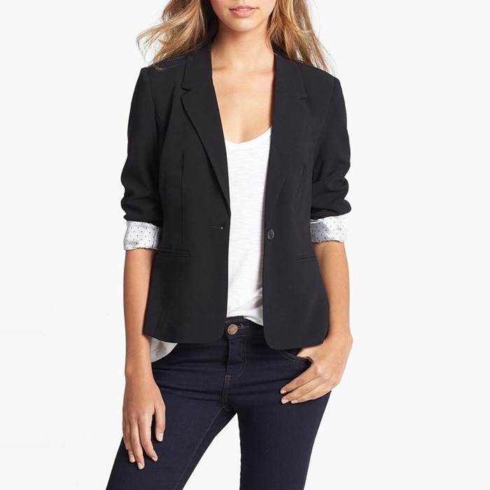 low top blazers black