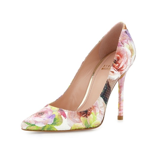 floral pumps shoes