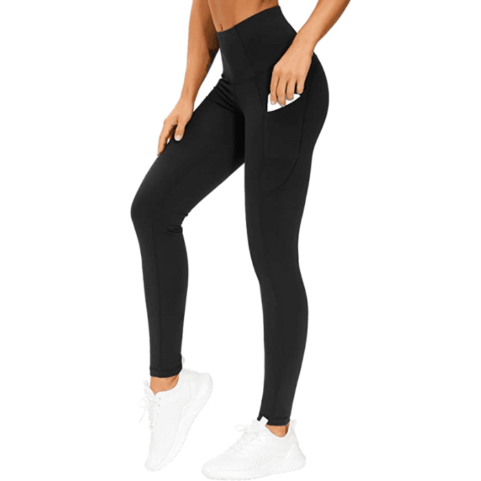 Women's Cargo Workout Leggings with 4 Pocket High Waist Tummy Control Yoga  Pants 