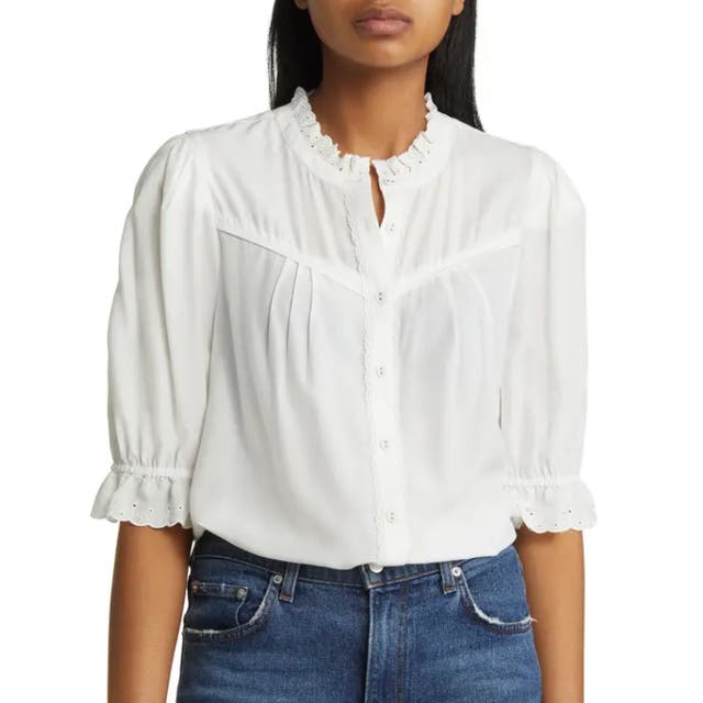 Trending White Dressy Blouses Rank & Style