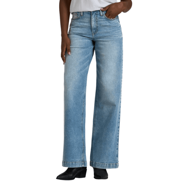 Luna High-Rise Wide-Leg Jeans for Tall Women