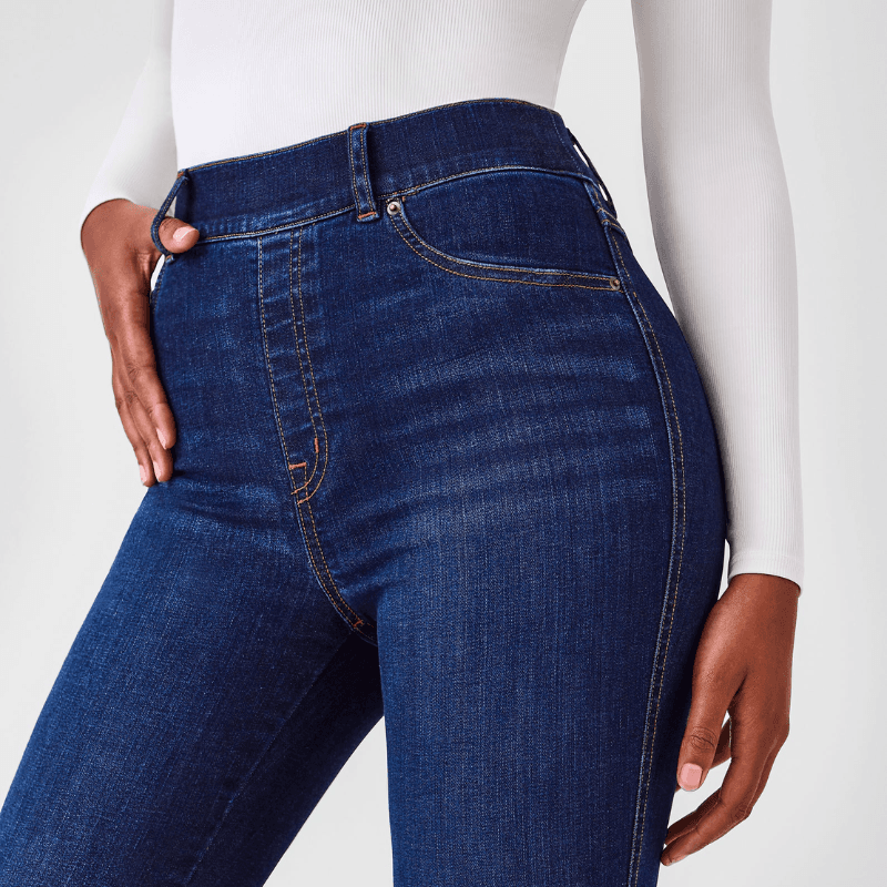 Stretch jeans store waist