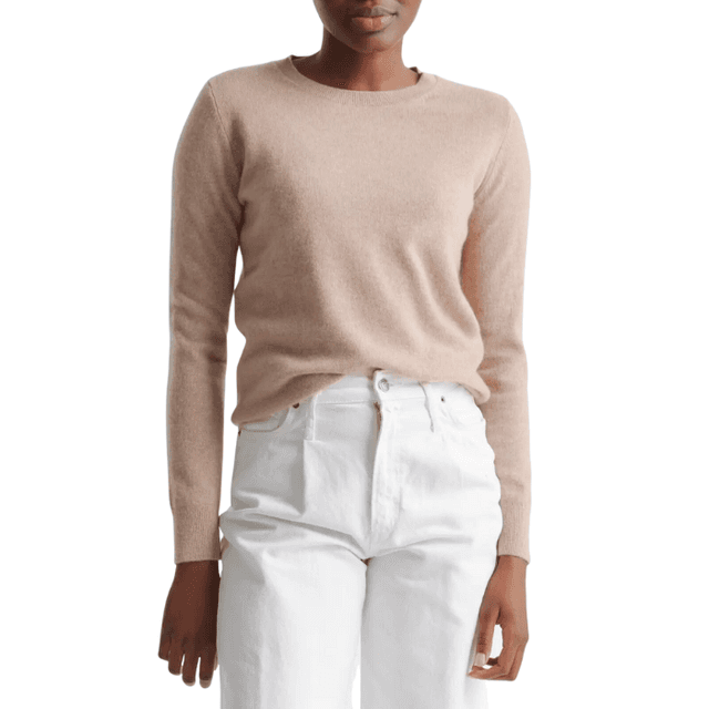 Quince Mongolian Cashmere Crewneck Sweater