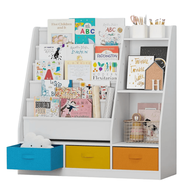 COSTARS Kids Bookshelf And Toy Storage