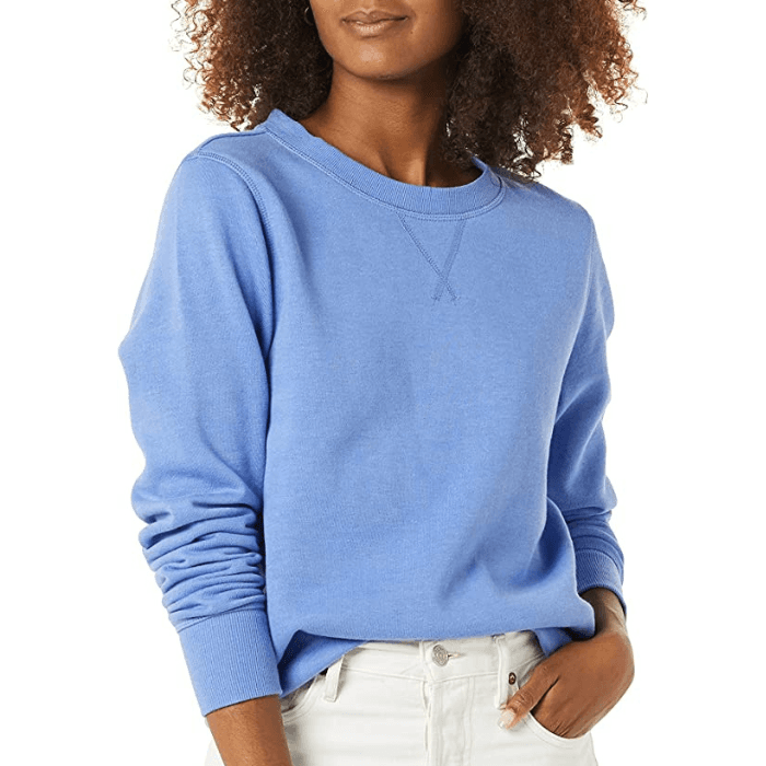 lululemon athletica, Tops, Softstreme Perfectly Oversized Cropped Crew In Sheer  Blue