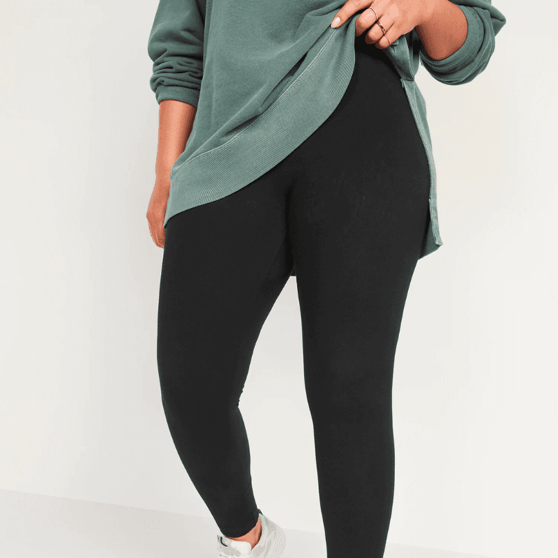 Satina High Waisted Leggings with Pockets Super Soft | Reg & Plus Size  (Plus Size, Navy)
