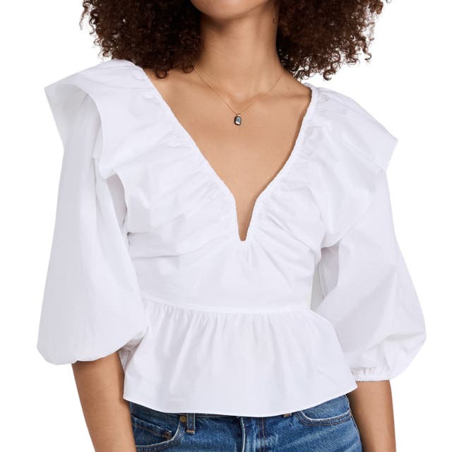 Trending White Dressy Blouses Rank & Style