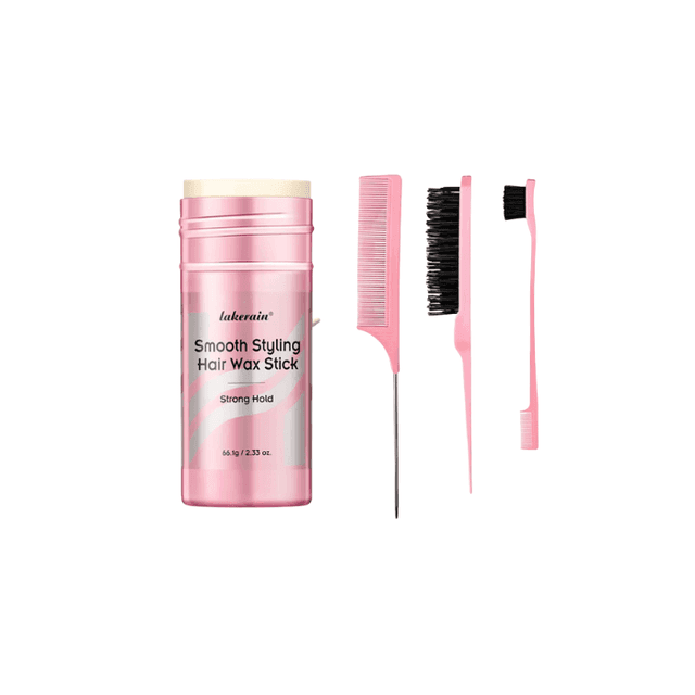 Smooth Styling Hair Wax Stick and Brush Set