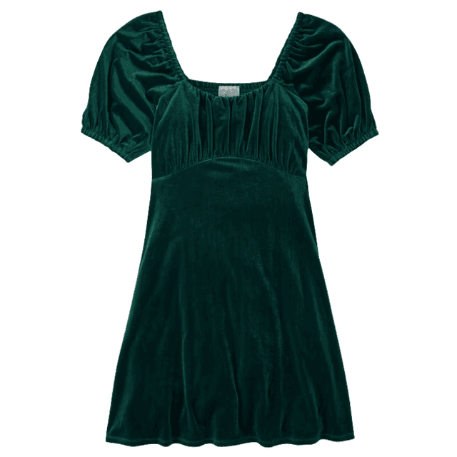 The Children's Place Womens Matching Family Velour A-Line Dress