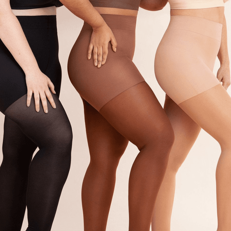 Hanes Premium Women's Sheer High-Waist Shaping Pantyhose - Black S