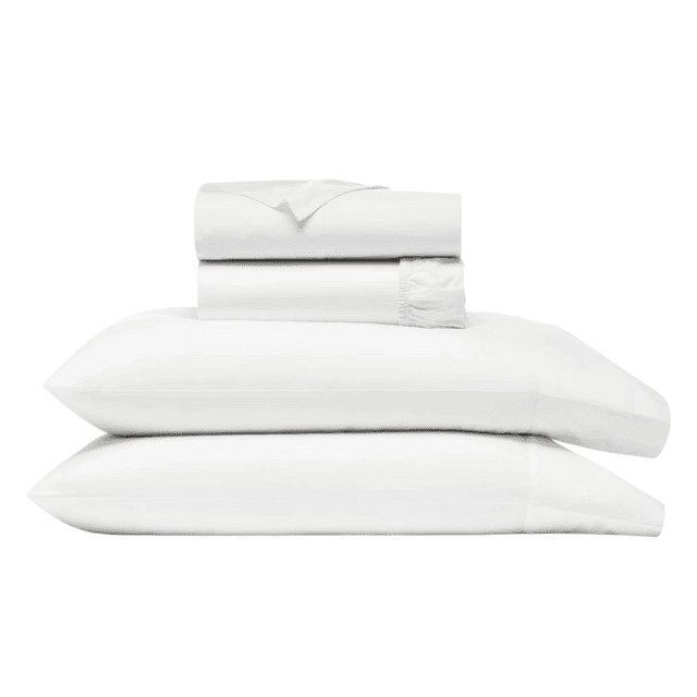 Boll & Branch Cooling Percale Hemmed Sheet Set (Queen)