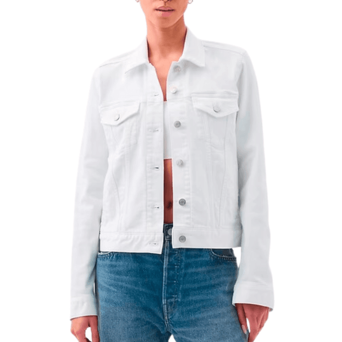 Gap white denim jacket online