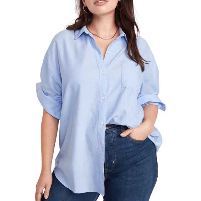 Old Navy Oversized Button-Down Boyfriend Shirt