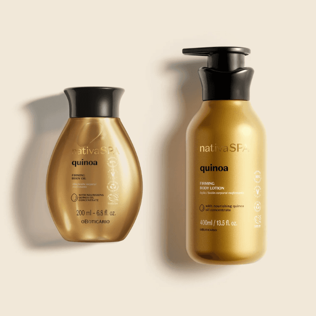 Nativa SPA 2-step Quinoa Set: Body Lotion + Body Oil