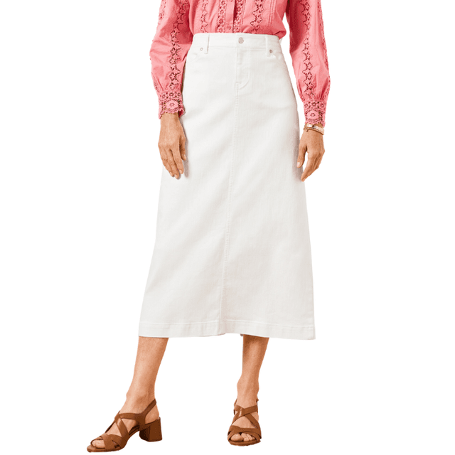 Talbots Denim Midi Skirt