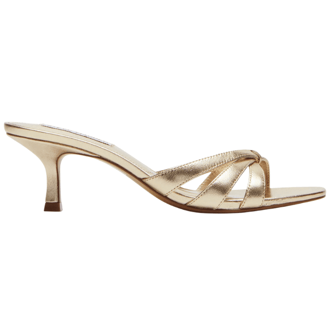 Steve Madden CARY Square-Toe Strappy Mule Heel