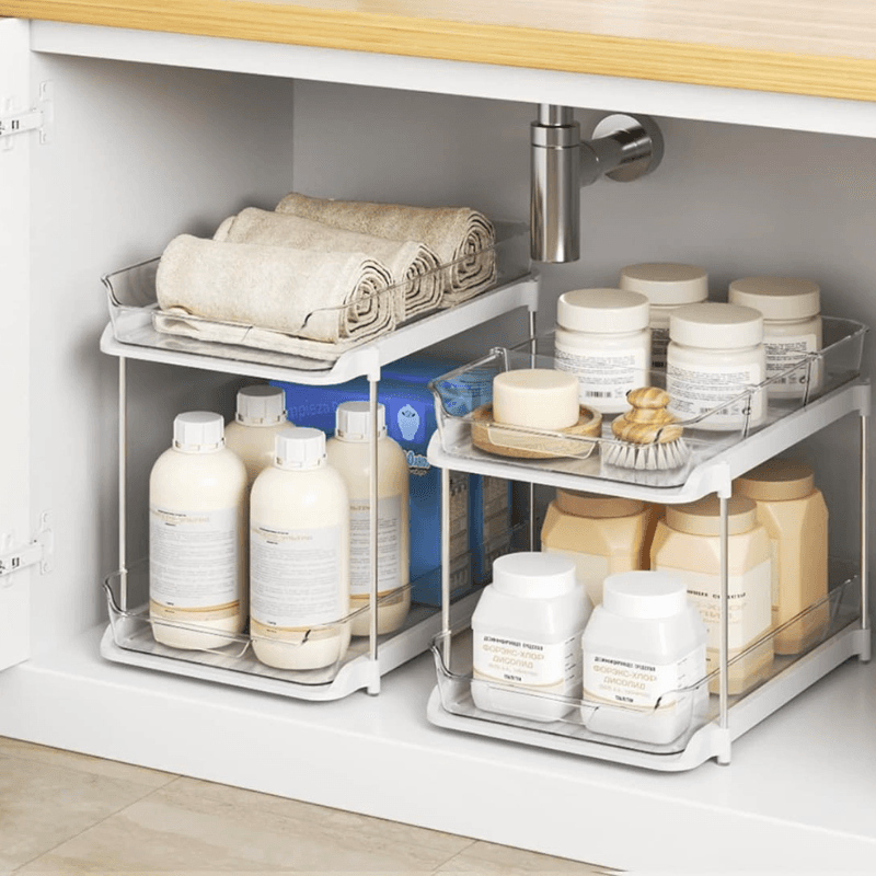 Kitchen Sink Cabinet Organizer Solution