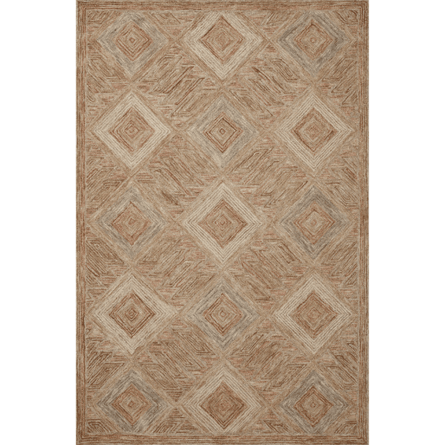 Alexander Home Palazzo Diamond 100% Wool Hand-Tufted Area Rug
