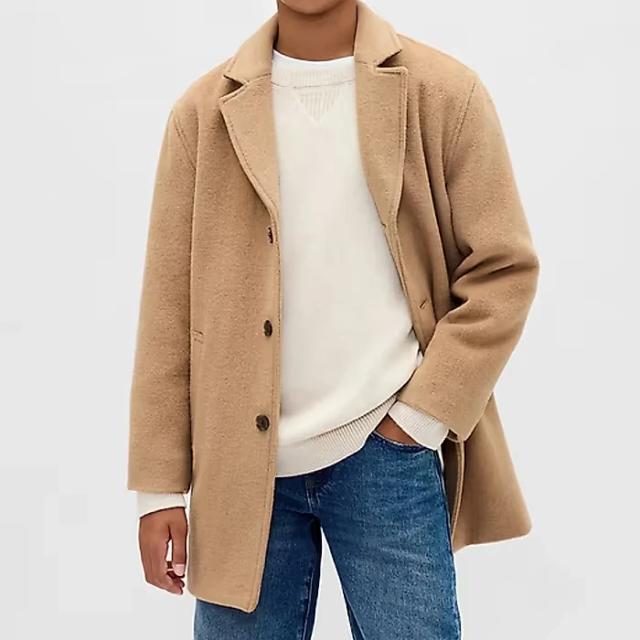 Kids Wool-Blend Topcoat