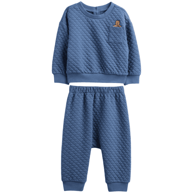 Gap Baby Quilted Brannan Bear Pocket Outfit Set