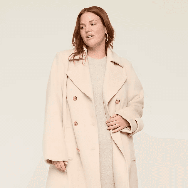 Womens plus size wool coats on sale