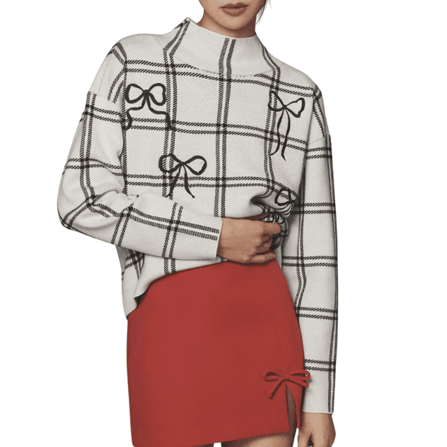 Maeve The Carys Mock-Neck Sweater